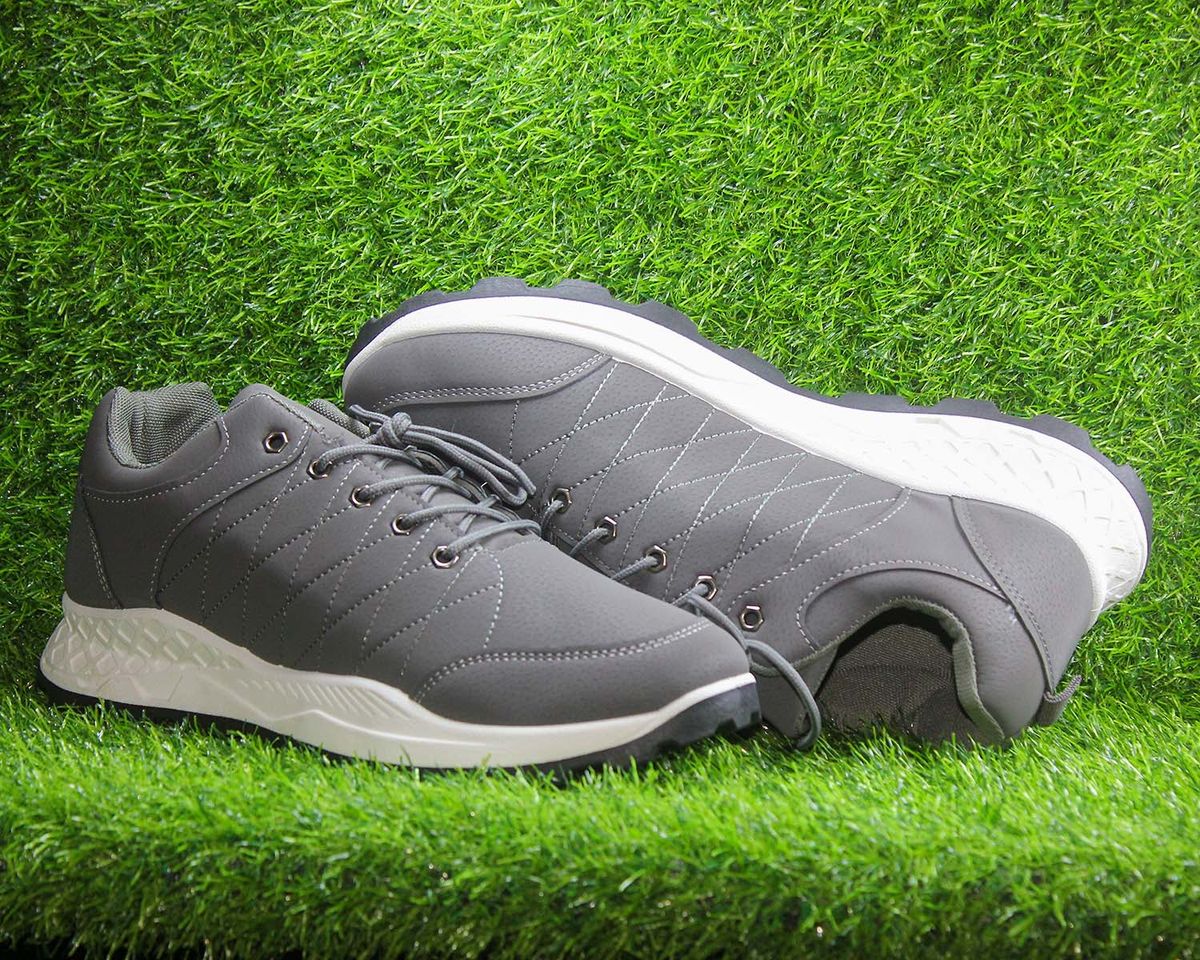 Men Unisex Fashion Sport Casual Sneakers Shoe-Grey
