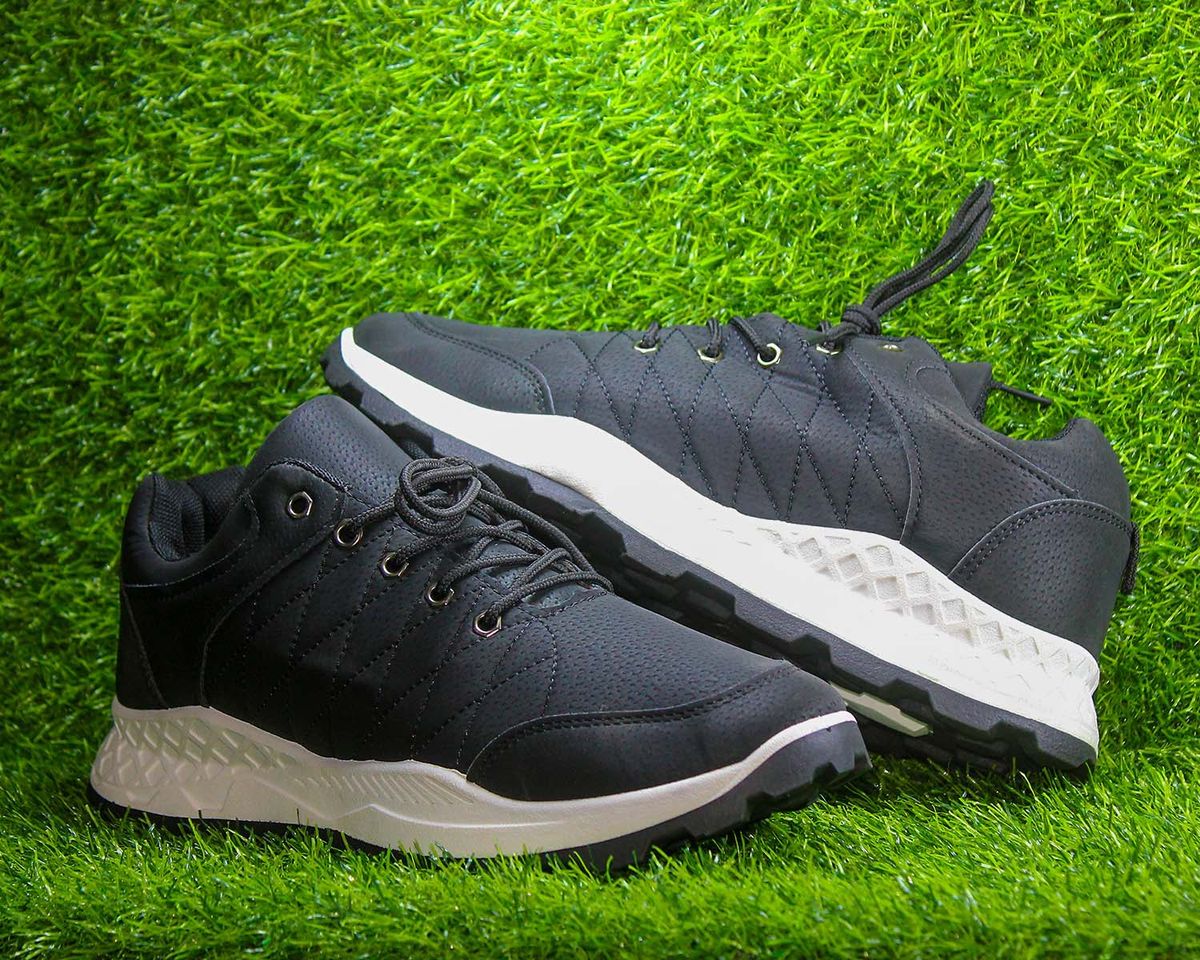 Men Unisex Fashion Sport Casual Sneakers Shoe-Black