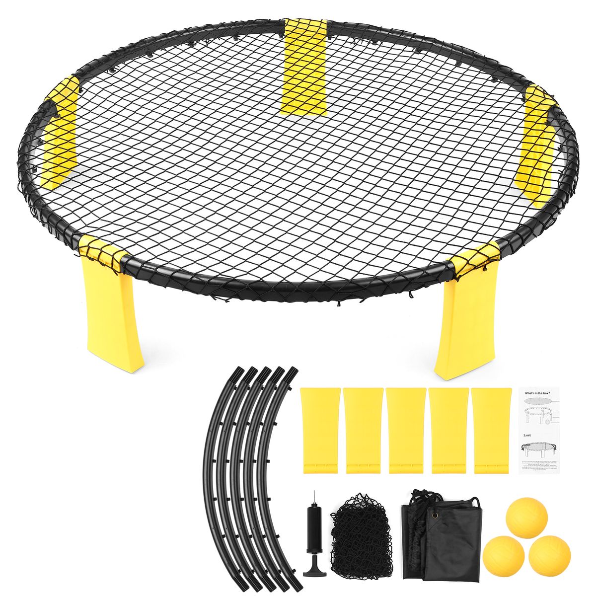 Mini Beach Volleyball Game Set Team Sports Beach Volleyball