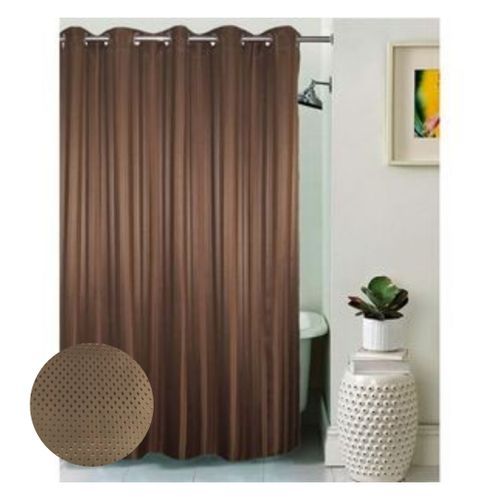 Antifungal Shower Curtain (Brown)