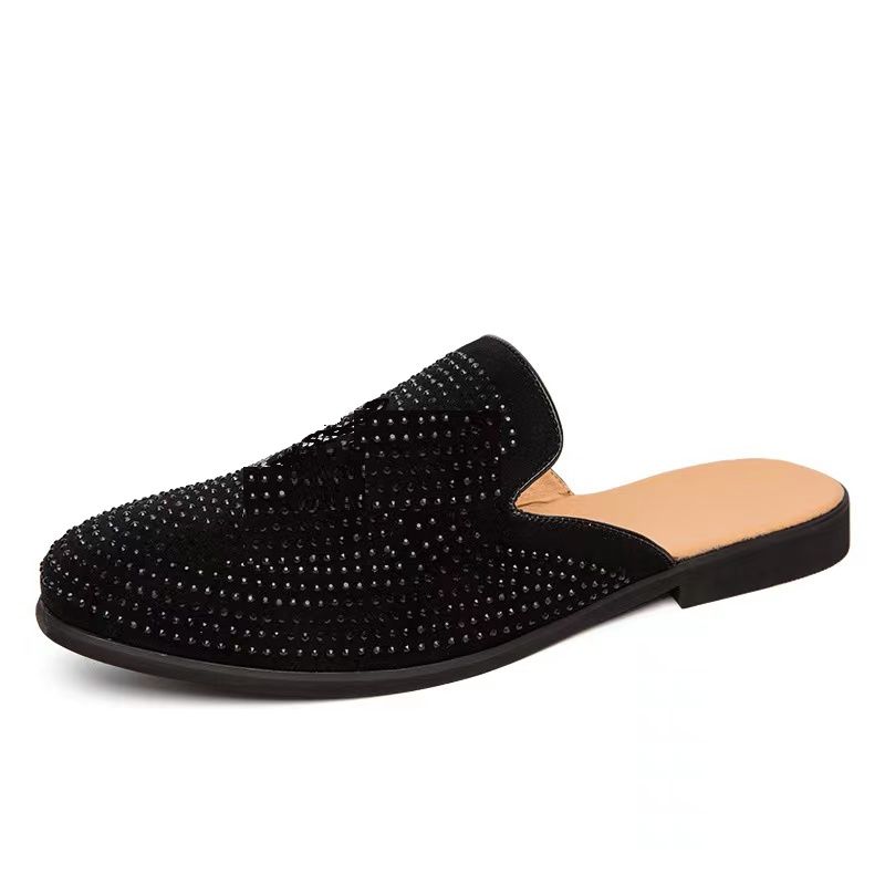 Emilio Half Shoes Mules - Black