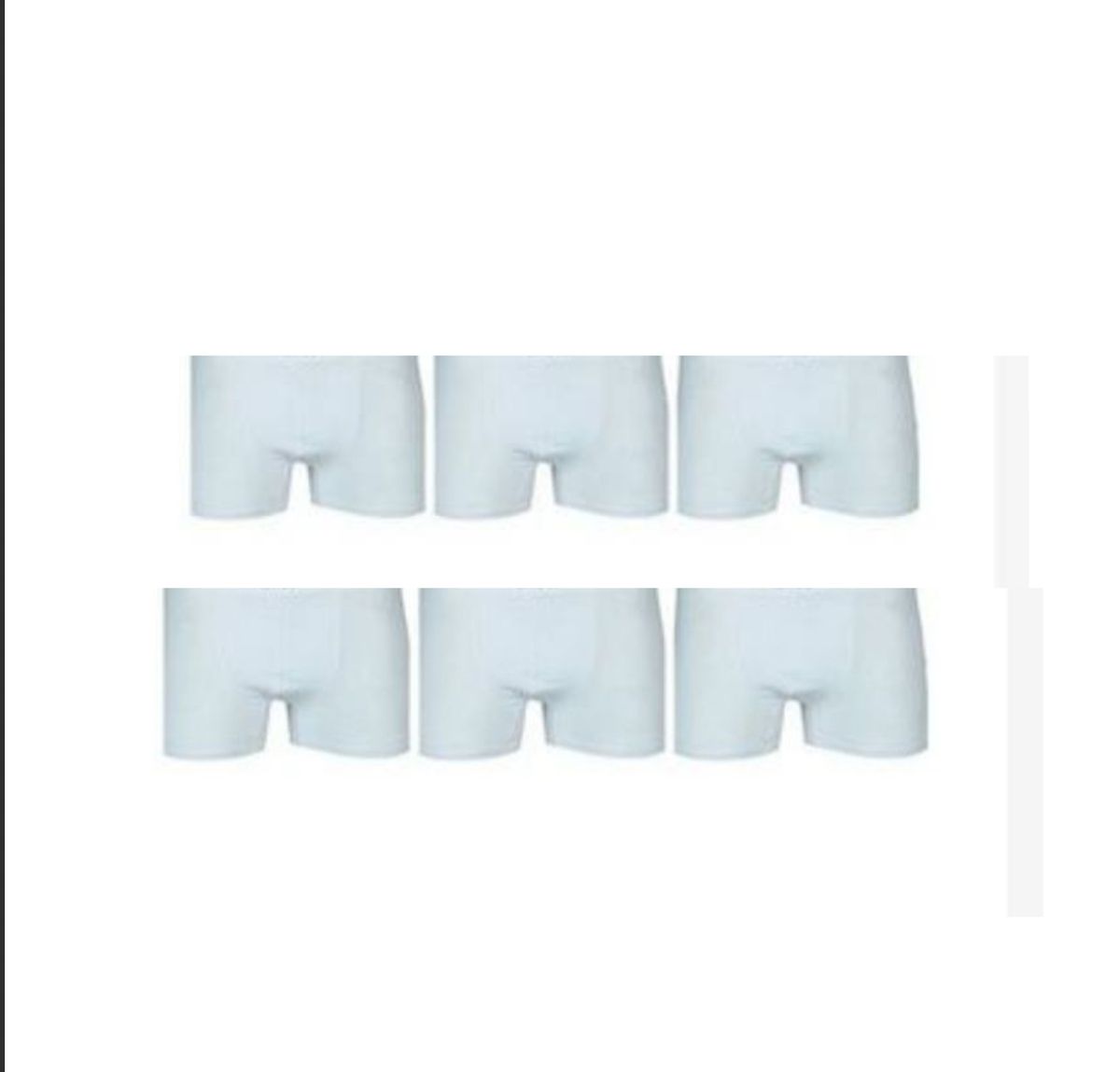 Quality Male Boxer 6in1- White