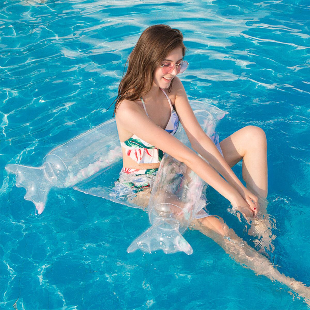 Inflatable Swimming Pool Float Water Hammock Candy Lounger Chair Summer Party