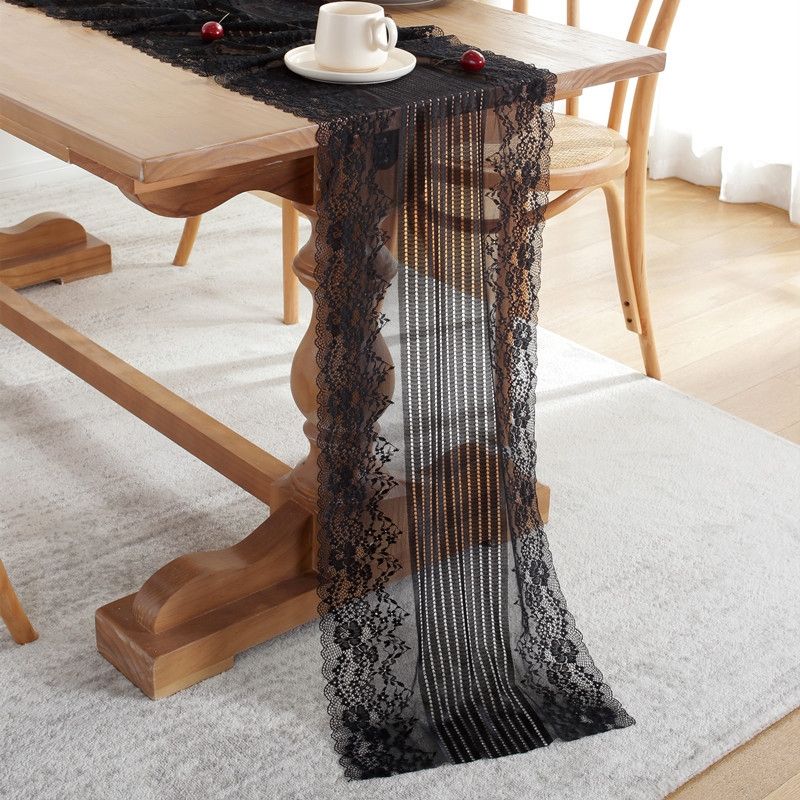 Romantic Lace Table Runner Wedding Decoration, Size: 220cm