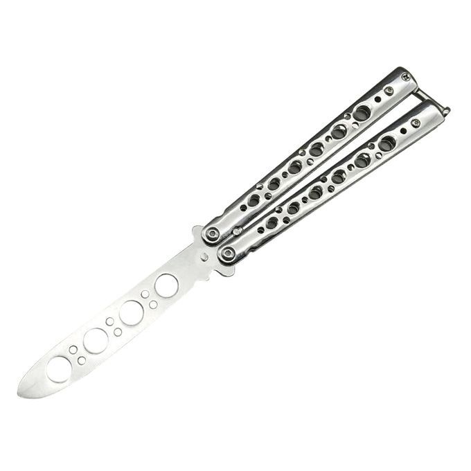 Butterfly Balisong Trainer Training  Tool Durable White