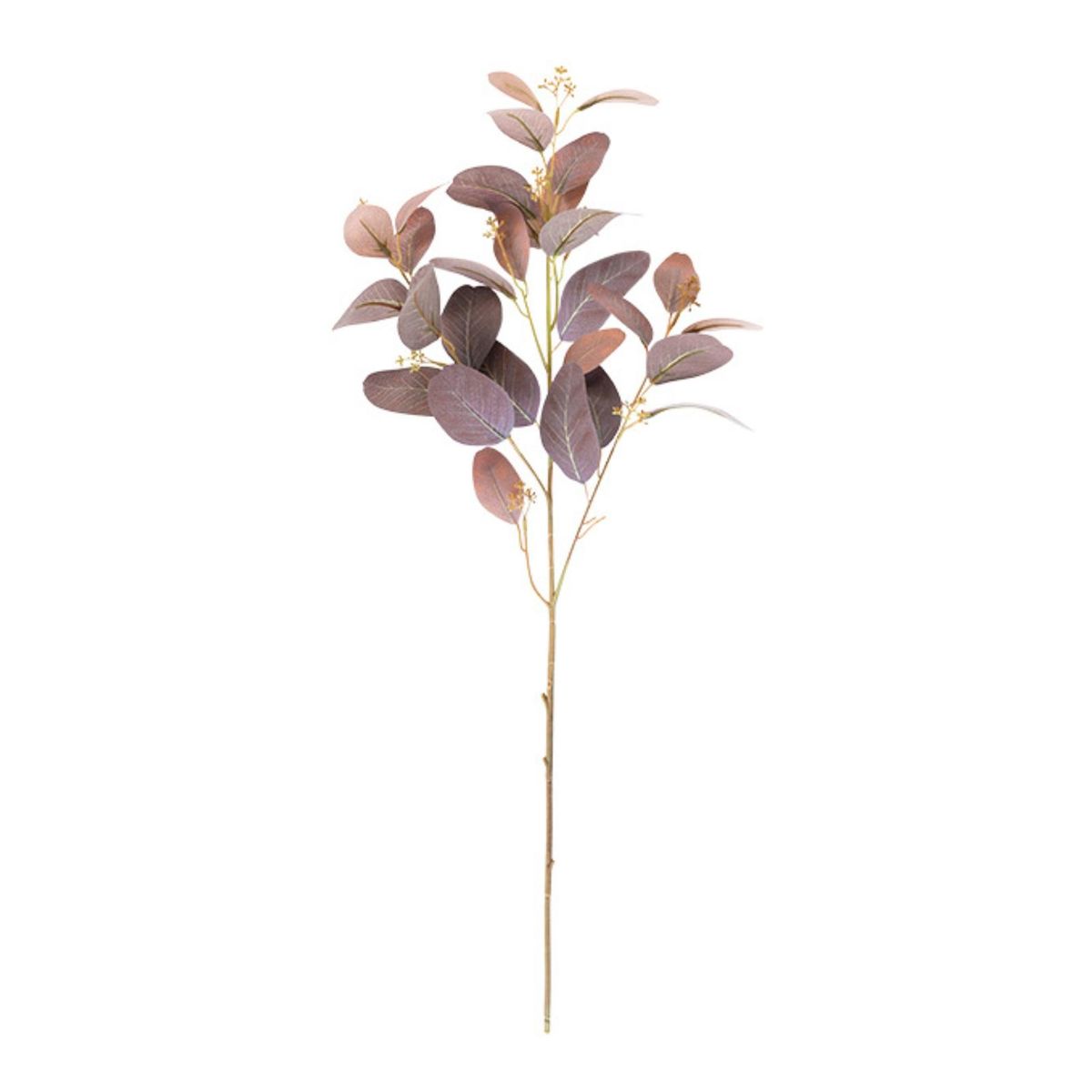 False Eucalyptus Branch with Fruits DIY INS Style-Coffee