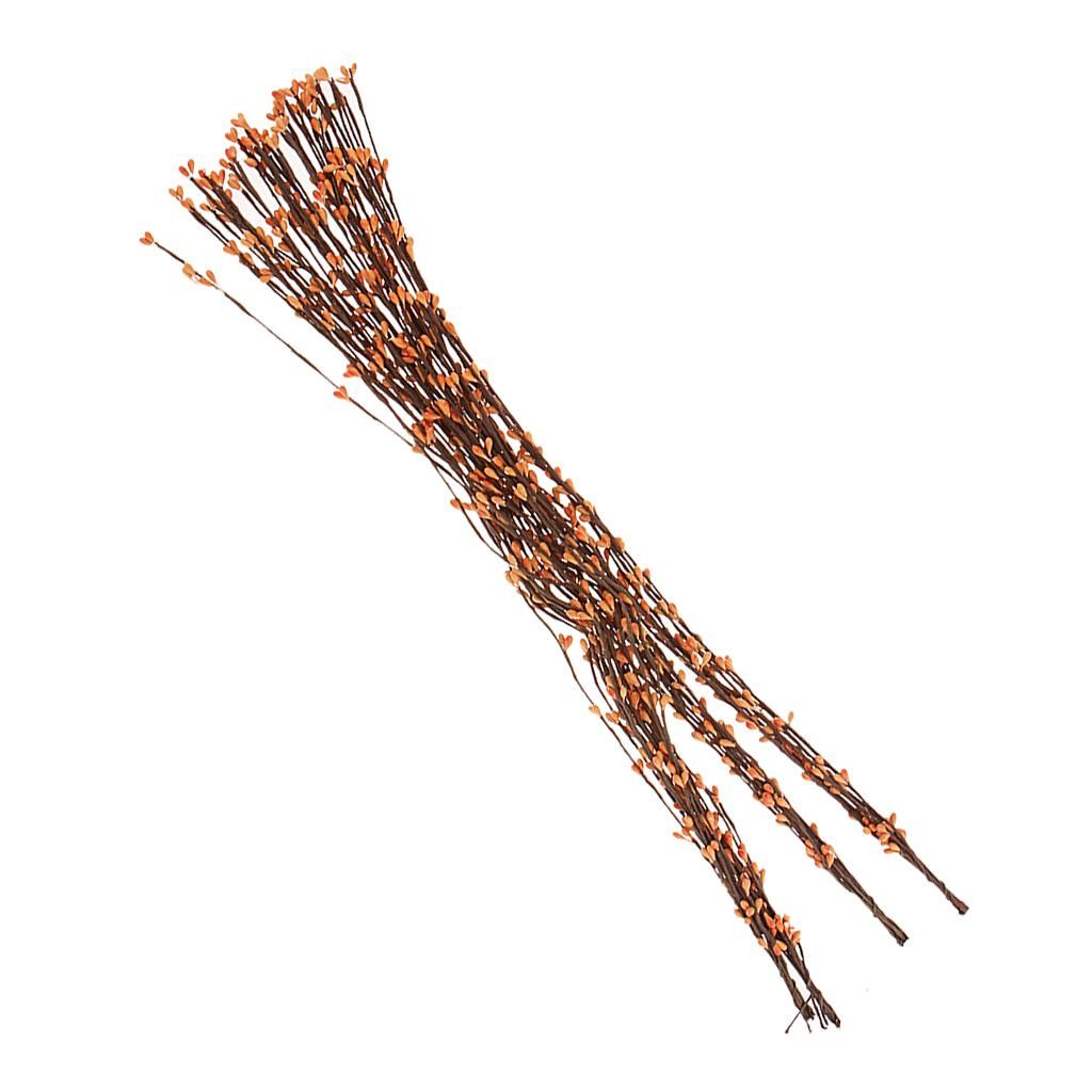 40Pieces Spring Pip Garland Artificial Garland Orange