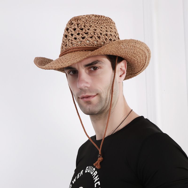 Men's Outdoor Cowboy Straw Hat