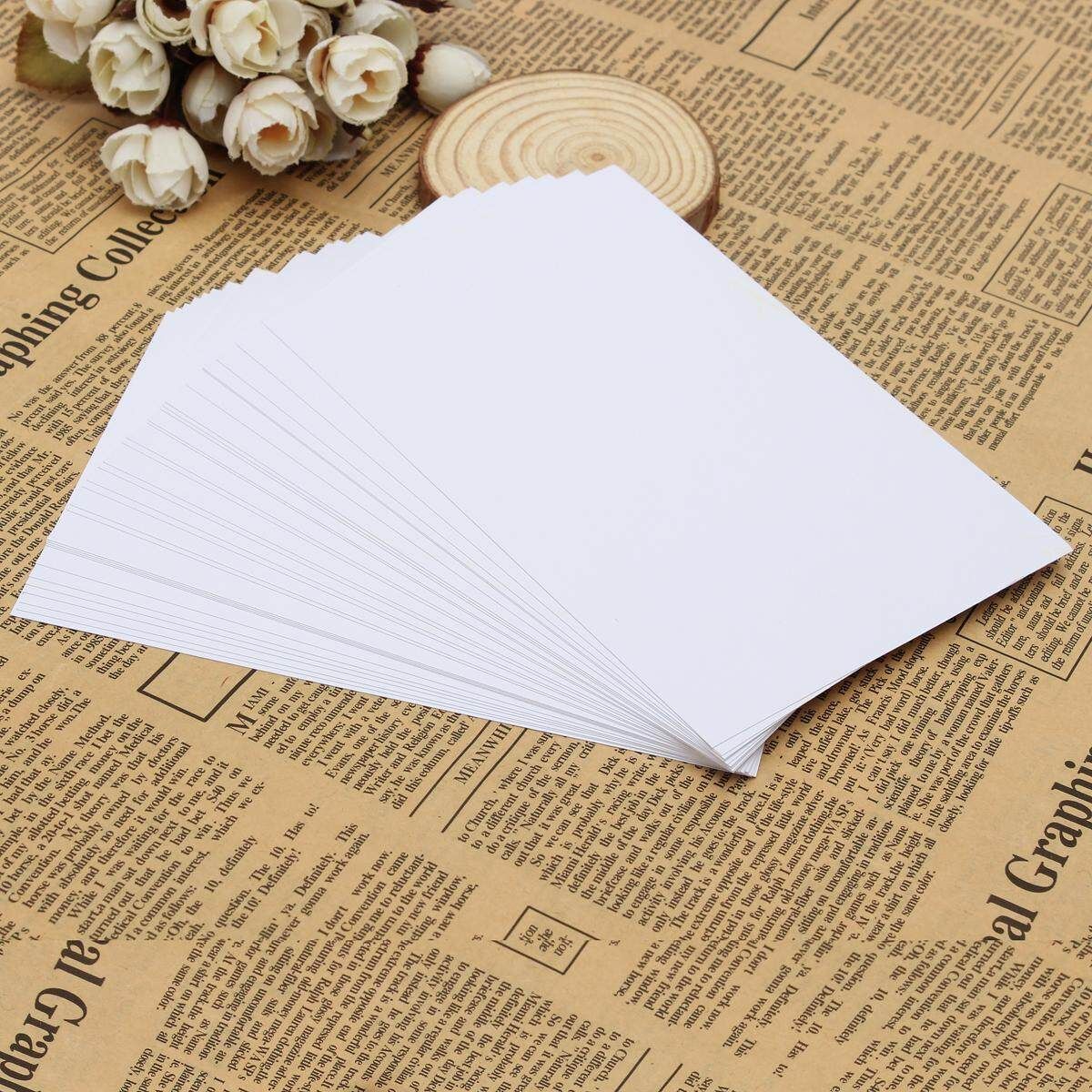20PCS A4 Inkjet Photo Print Paper Light Water Transfer Paper Cup Decal Craft