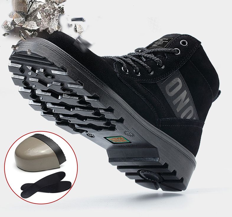Outdoor Waterproof Mens Boots Work Safety Shoes