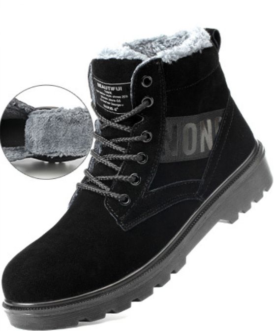 Steel Toe Cap Work Safety Shoes Military Boots For Men