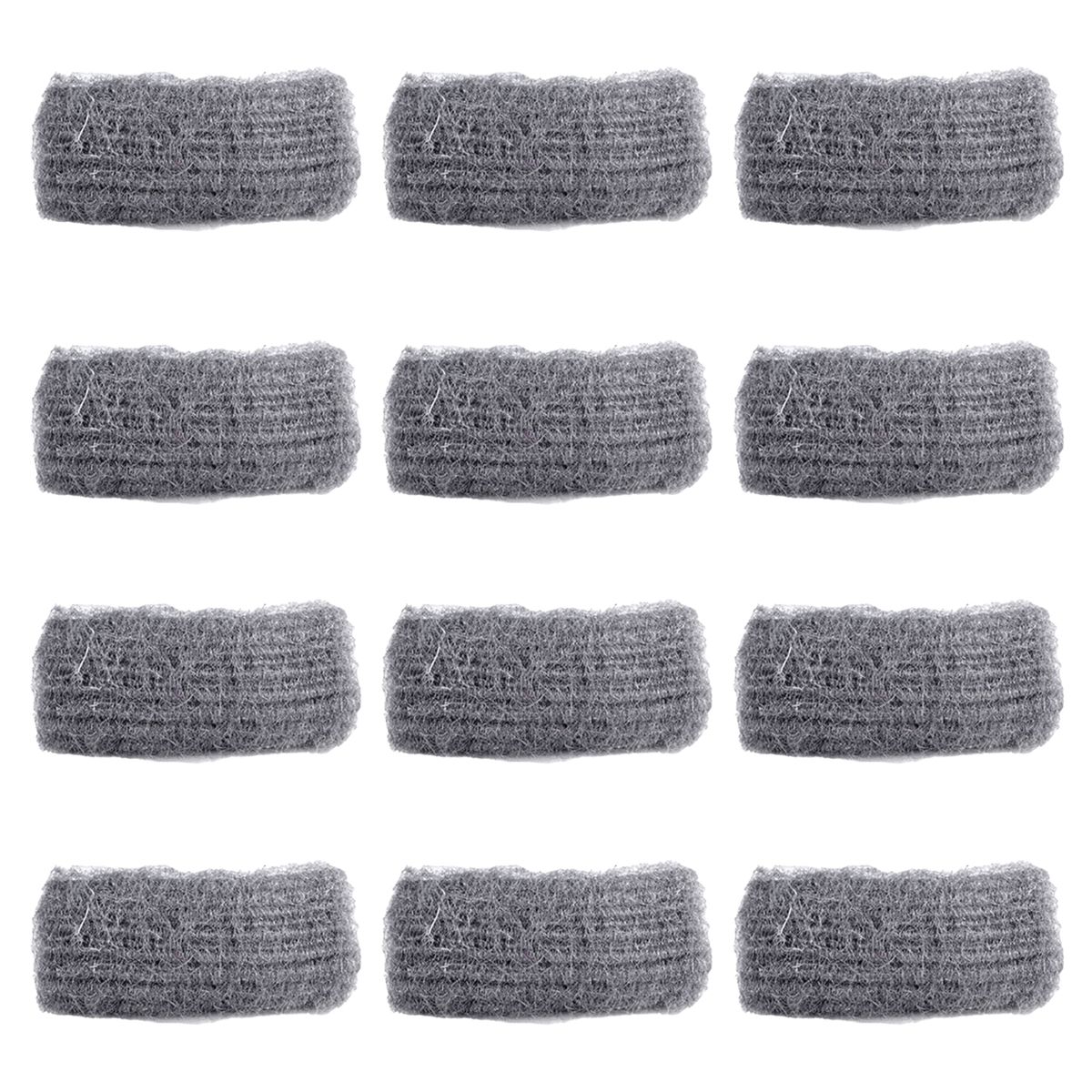 12PcsSet Dishwashing Brush Fast Drying Silver