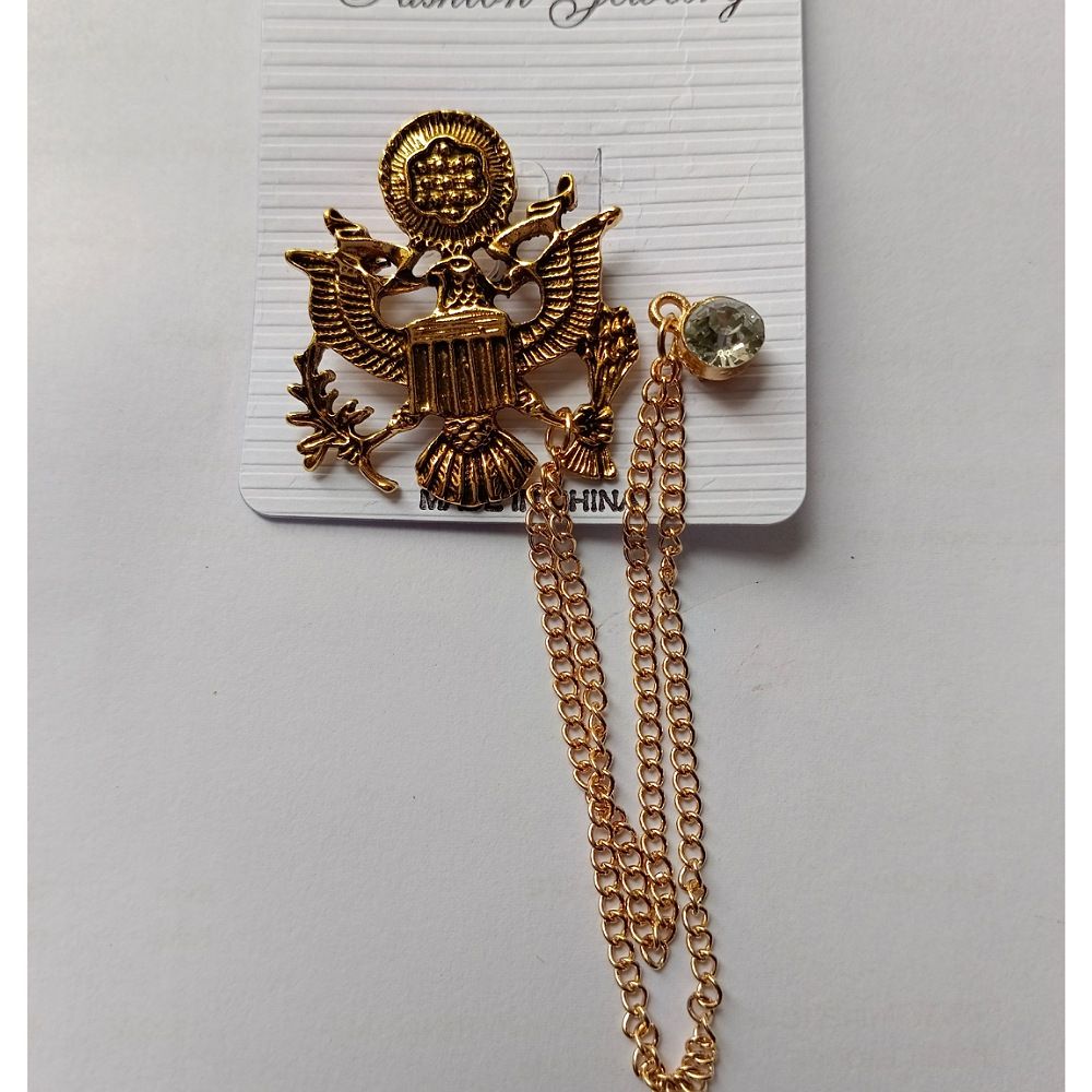 Unique Steel Men Brooch Lapel Pin