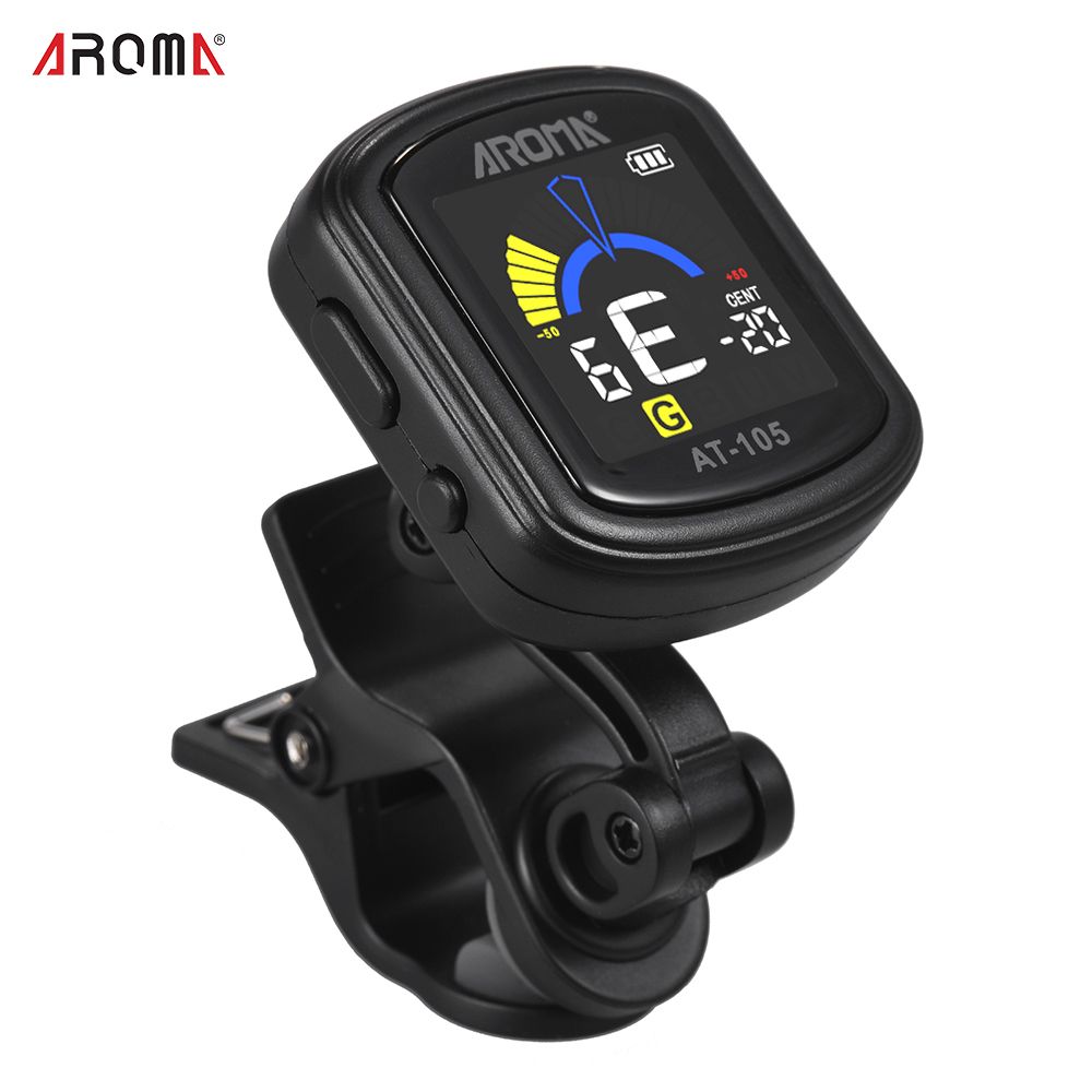 AT-105 Rechargeable Clip-on Tuner Color Screen