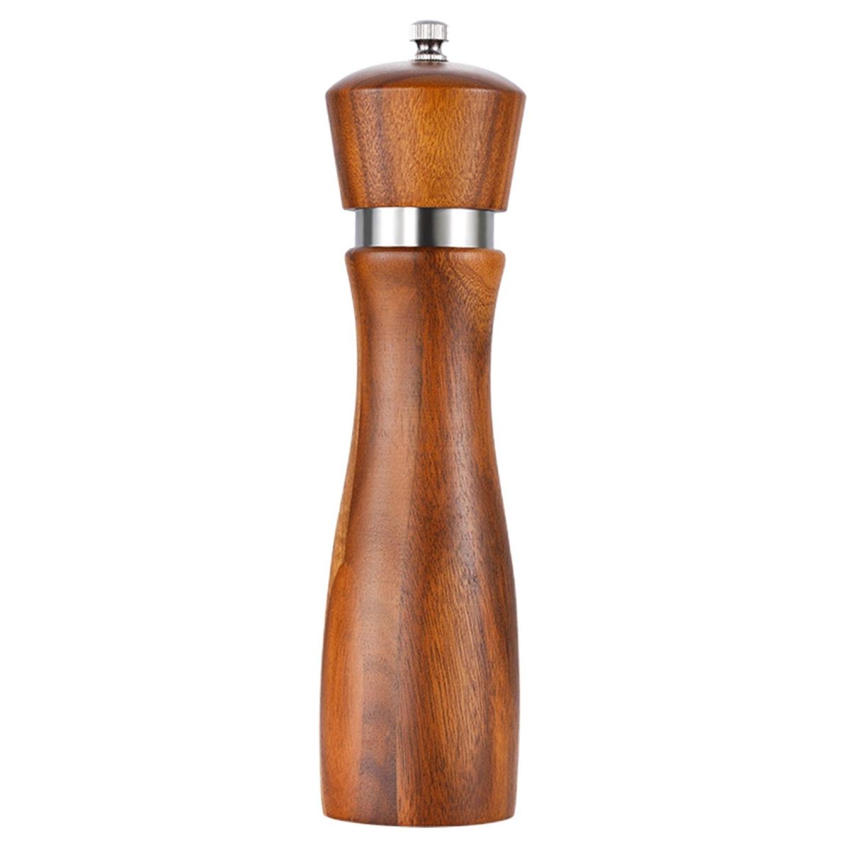 Pepper Grinder Modern Wood Salt Pepper Set Stylish Ceramic Core Wooden Color
