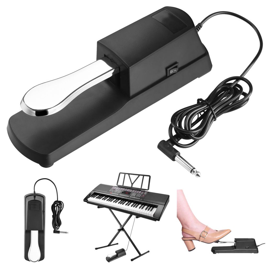 Universal Sustain Foot Pedal Piano - Style With Polarity