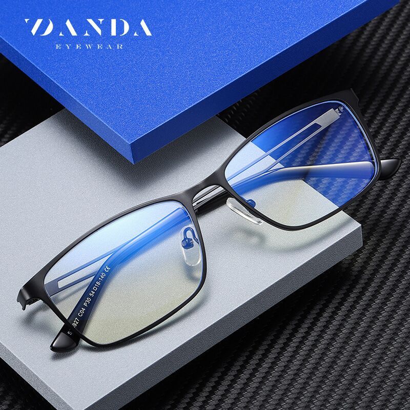 Photochromic Anti-Blue Light Glasses Rectangle Eyewear Frame