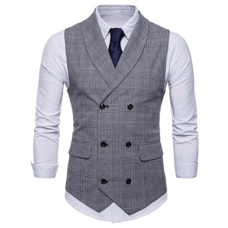 Autumn New Arrival Dress Vests For Men Slim Fit Mens Suit Vest Male Waistcoat Casual Sleeveless Formal Business Jacket