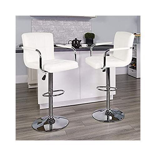 High Class Swivel Adjustable Bar Stool-Set Of 2