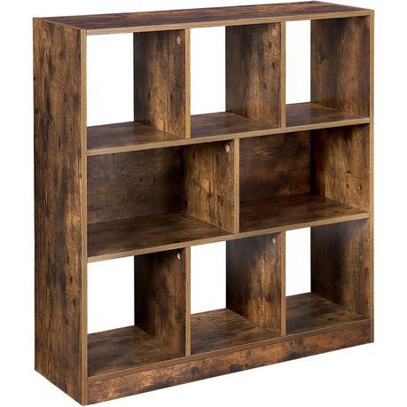 BOOKCASE FREESTANDING BOOKSHELF WITH OPEN SHELVES