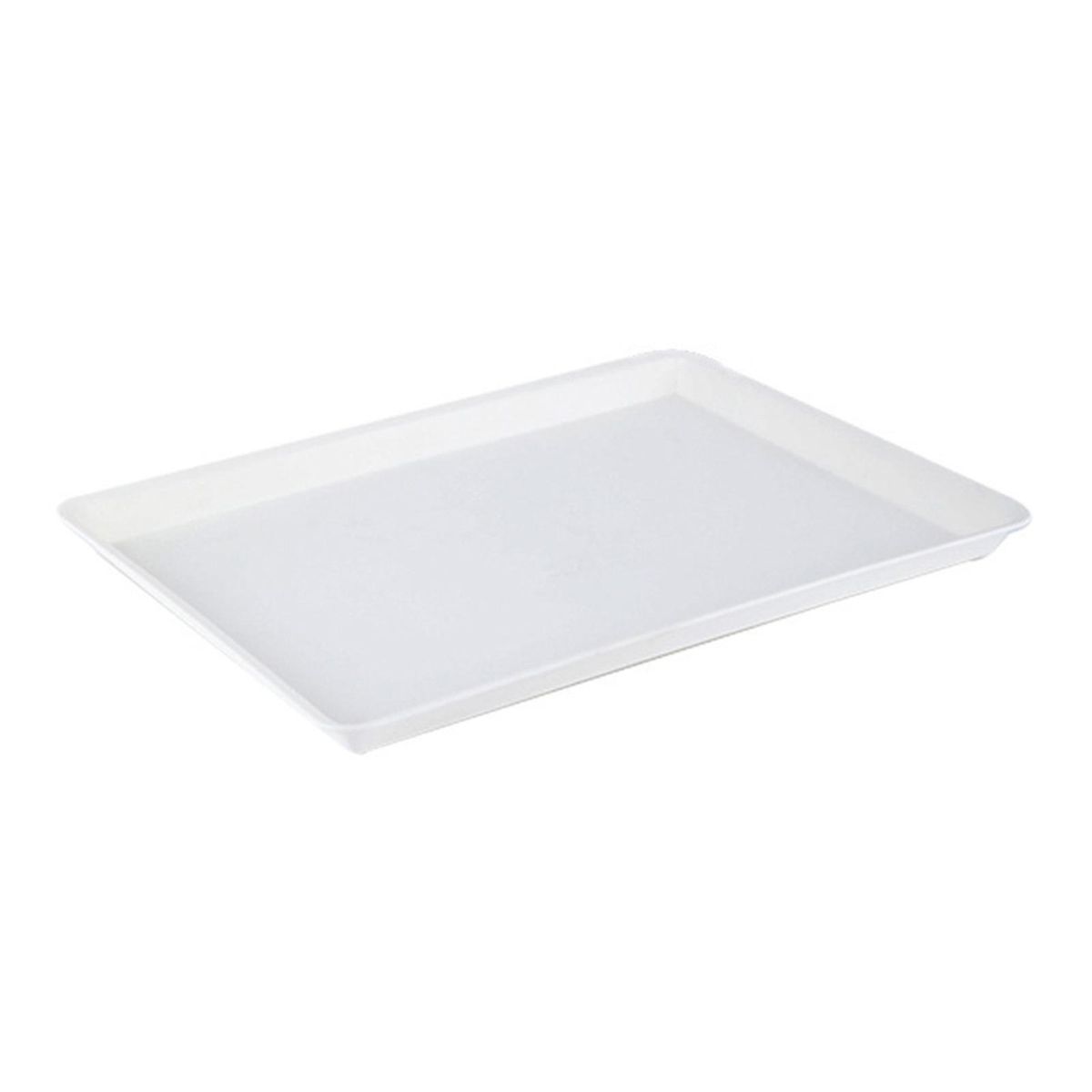 Stackable Tray Capacity Non-slip Food Tray Bpa Reusable for Fruit White