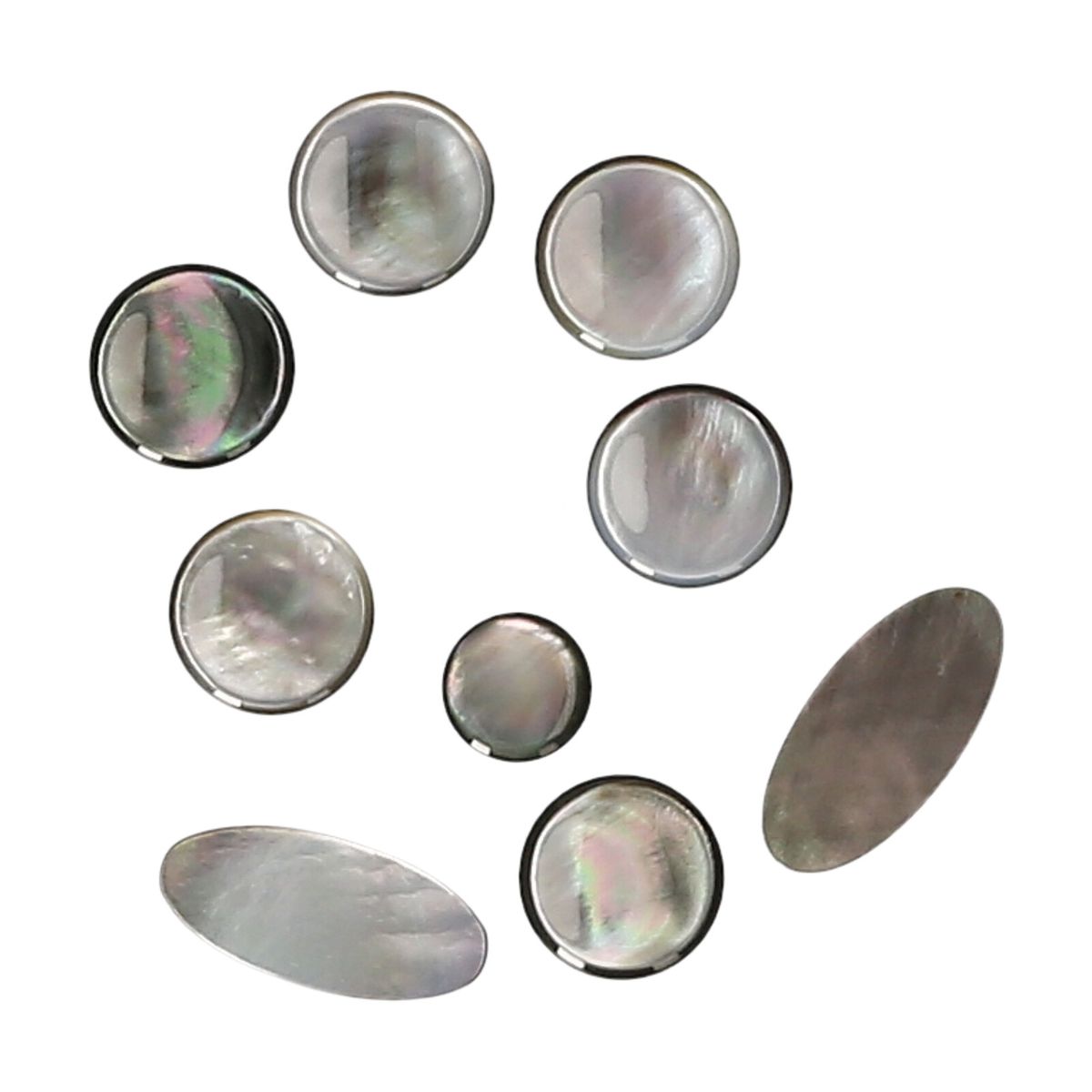 9pcs Saxophone Buttons Shell Material Set Of 9pcs Sax Key