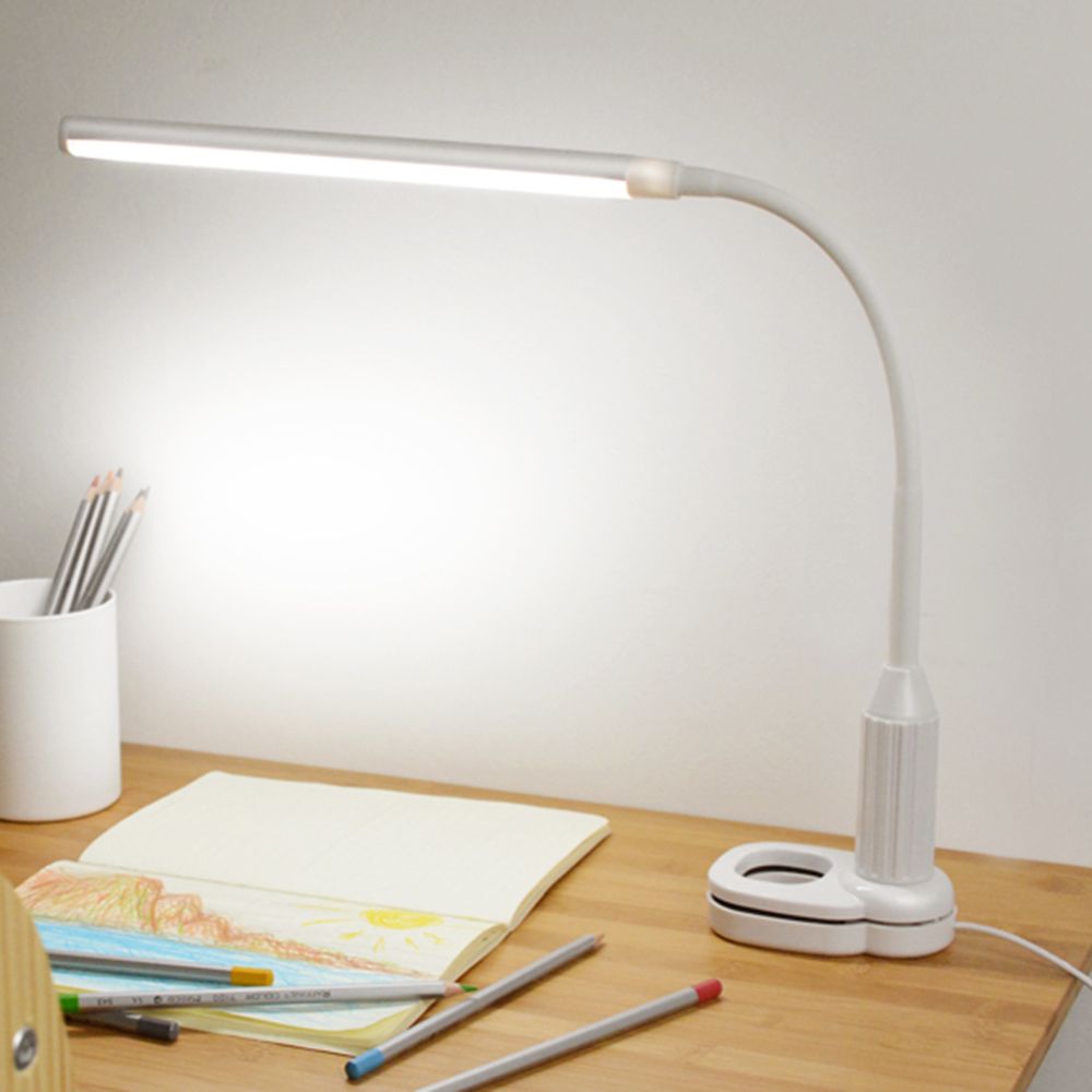 Reading Desk Lamp 5W 24 LEDs Eye Protect Clamp Clip Table