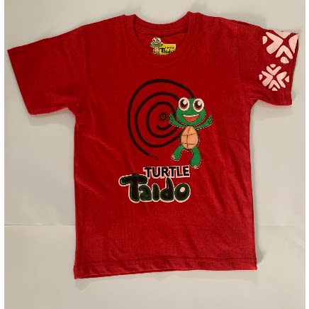 Turtle Taido Girls Tshirt - Red