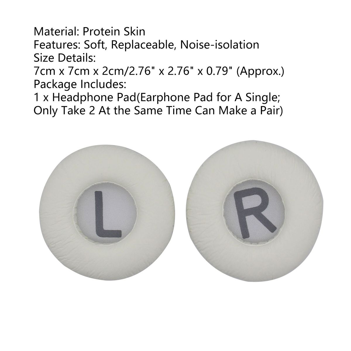 Ear Pad Increase Music Fidelity Headphone Pad White