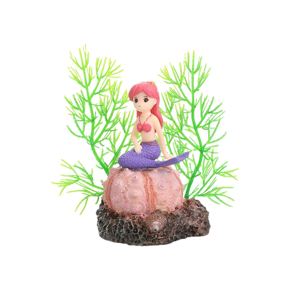 Artificial Mermaid Ornament Aquatics Plant Aquarium Decoration Green