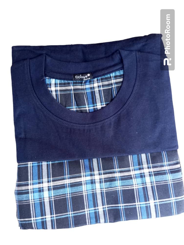 Quality 2pcs Unisex Pyjamas (top & Trouser)