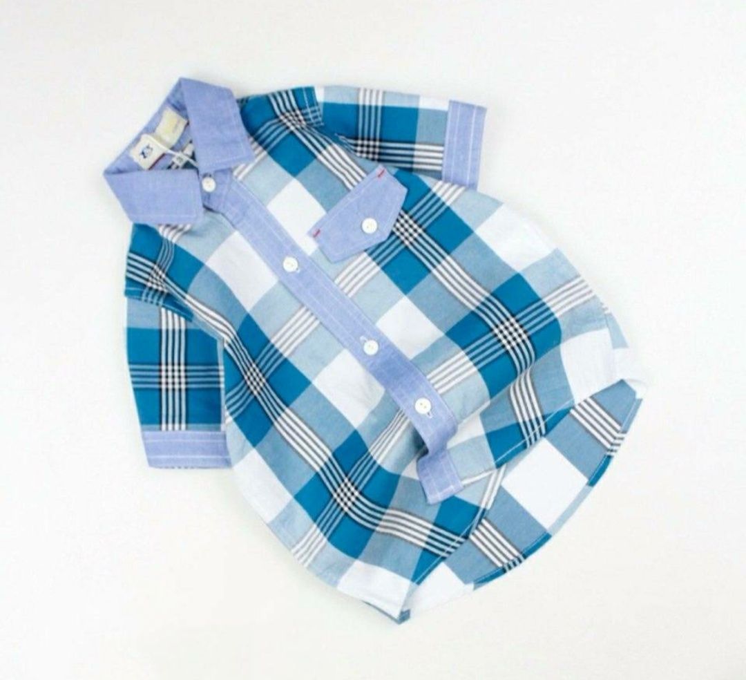 Boy's Shortsleeve Quality Cotton Shirt ( Sizes Runs Small)