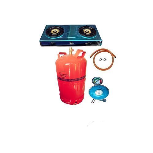 Both Hand Gas Cylinder Table Top COOKER  Regulator Hose