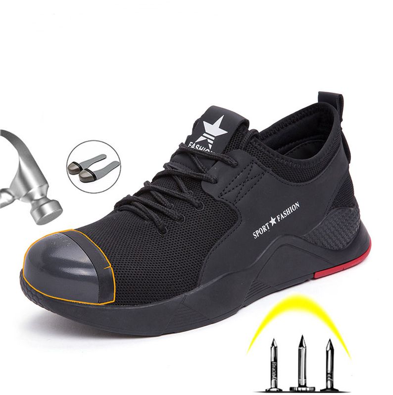 Safety Shoes Boots For Men Steel Toe Cap Work Shoes