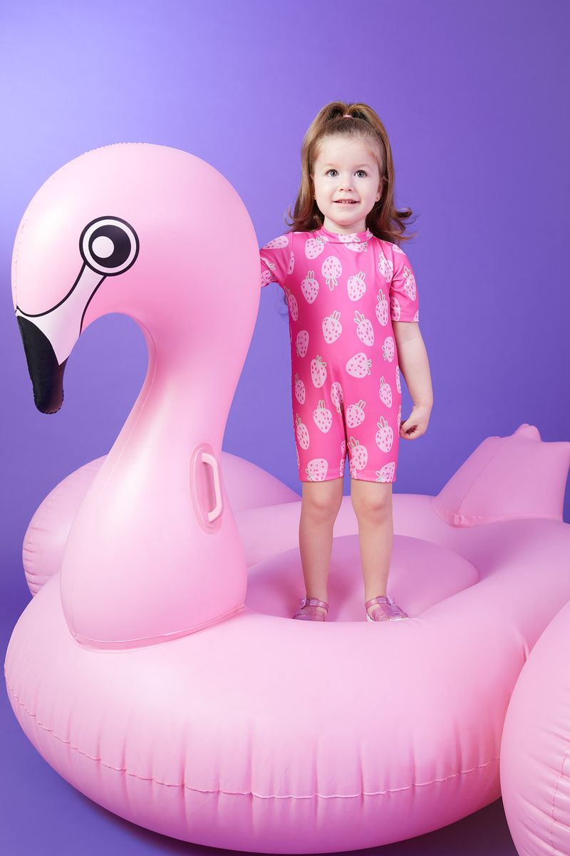 BabyGirl Casual Regular Fit Swimsuit - Pink