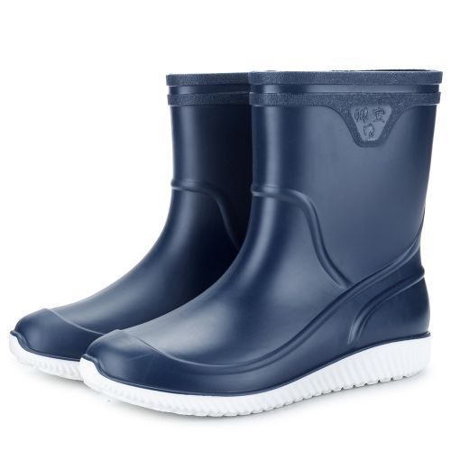 Men Rain Boots Father Waterproof PVC Shoes Student Male Man