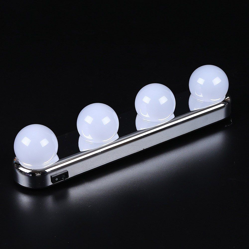 4 Bulb Mirror Front Light Makeup Mirror Light