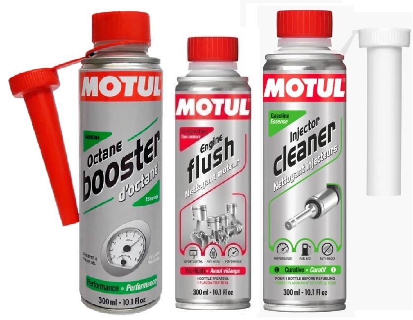 Injector Cleaner 300ml + Engine Flush 300ml + Octane Booster 300ml