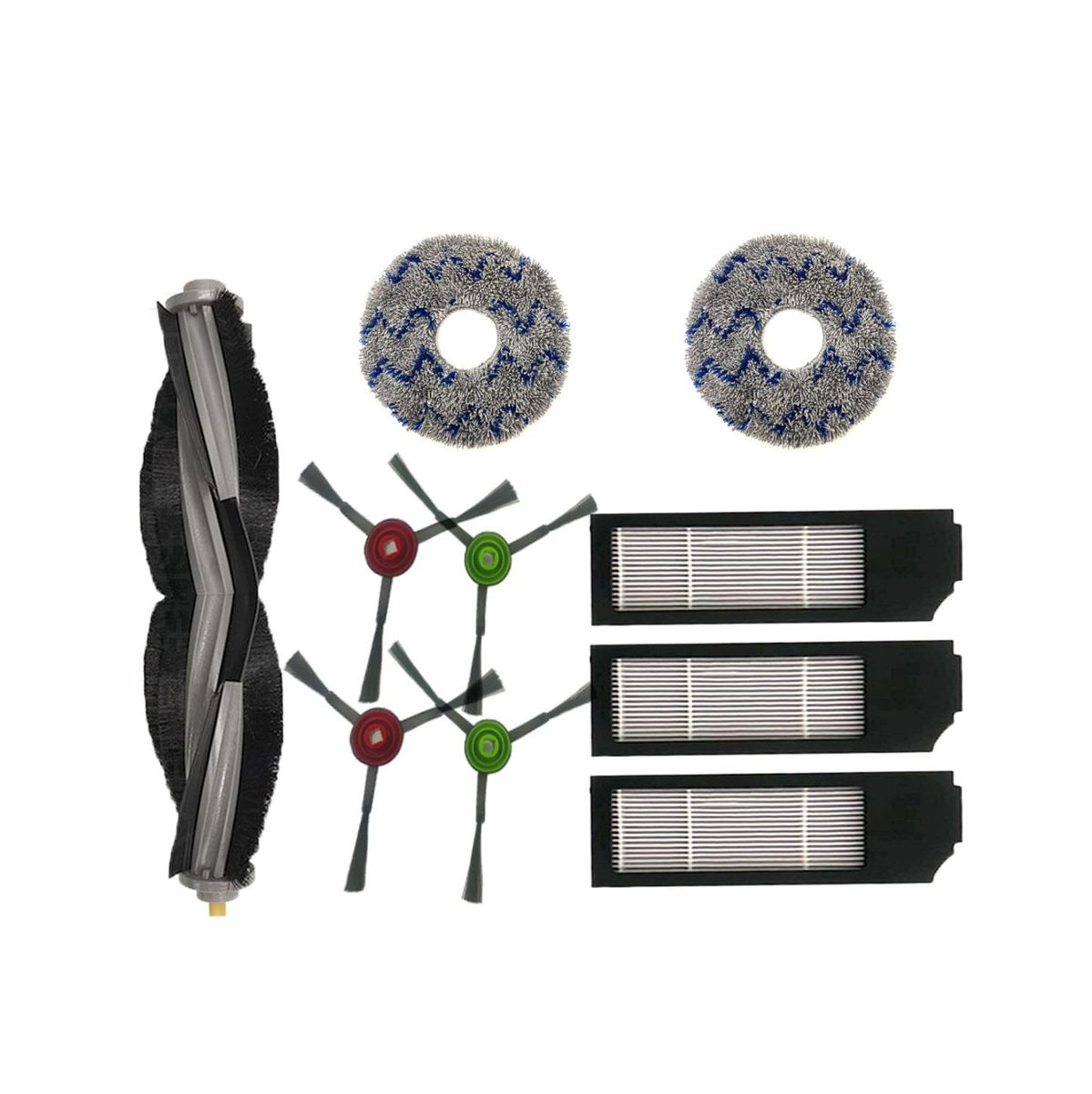 Vacuum Cleaner Main Side Brush Filter Rag Mop for Ecovacs T10 Turbo Replacement Accessories Set