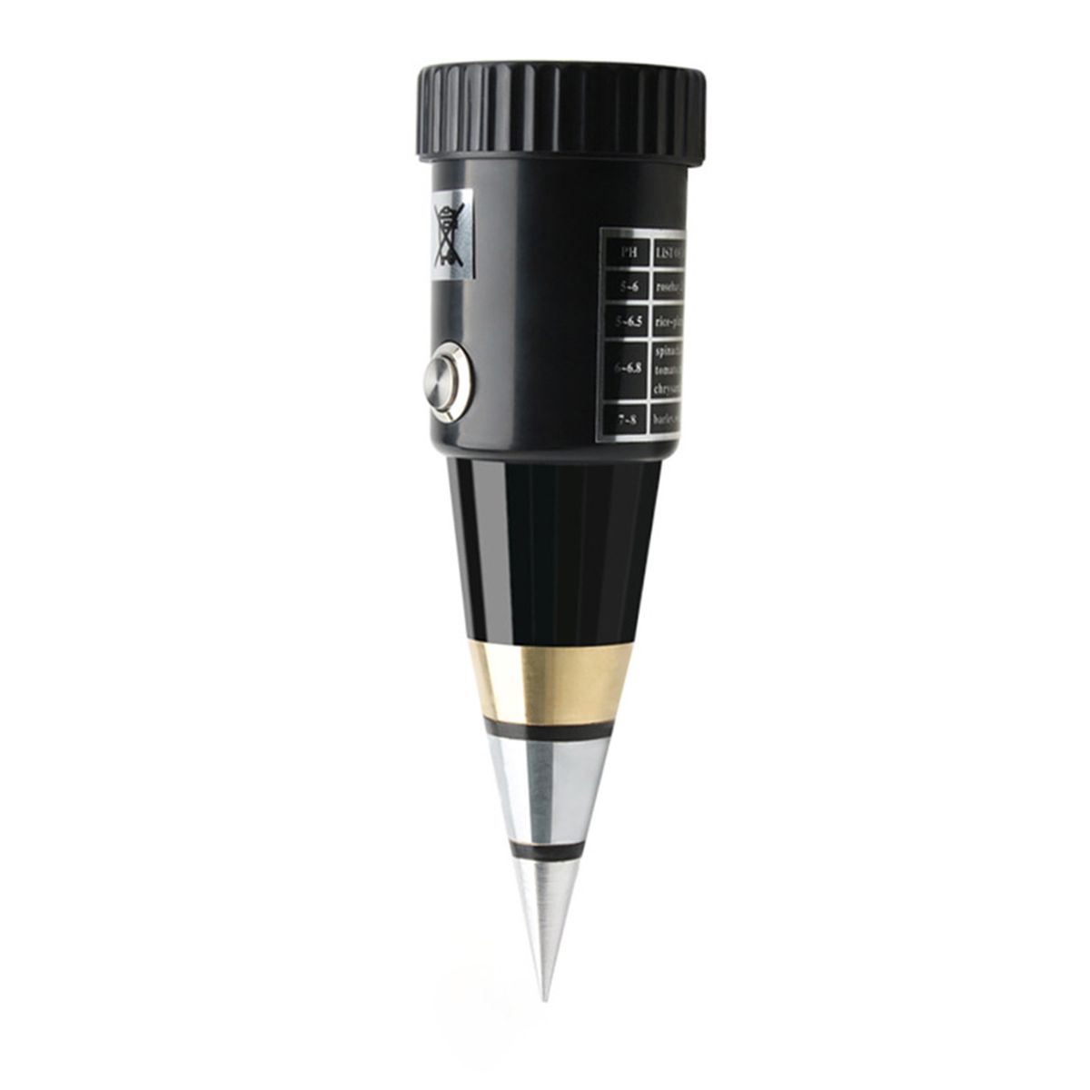 Soil Meter Easy To Carry Soil Moisture PH Tester Black