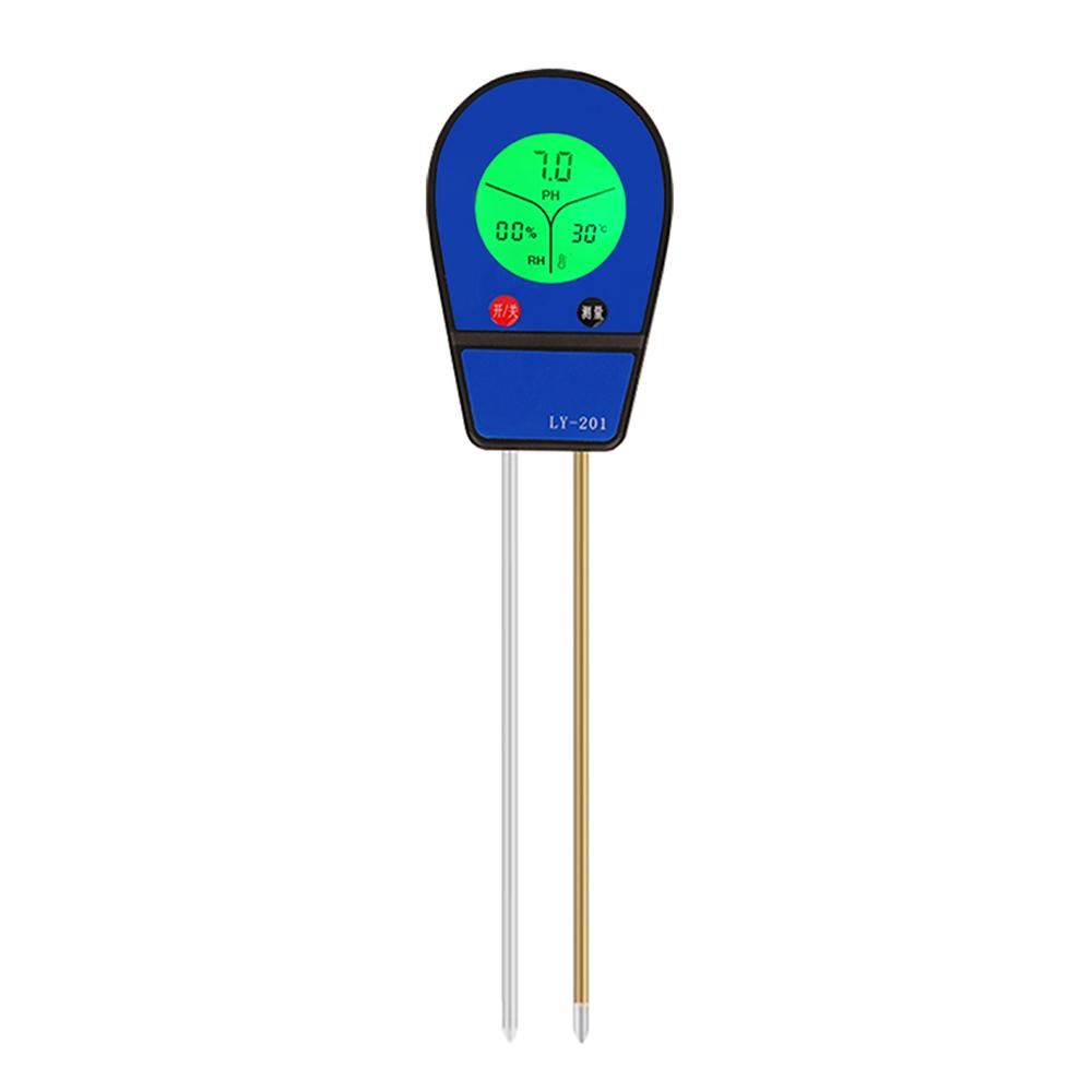 3 in 1 LCD Digital Display Soil PH Tester Soil Moisture/Temp/PH Testers Garden Planting Soil Detector Soil Temperature Test Tool Soil Detect Device