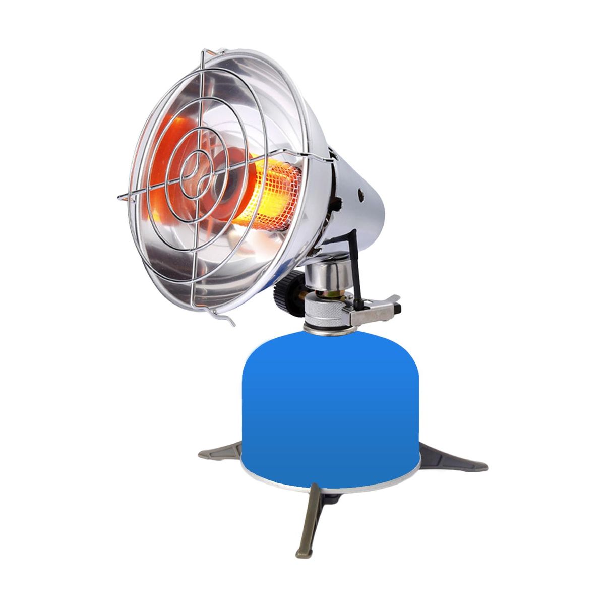 Portable Outdoor Heater Camping Gas Heater Outdoor Tent Space Heater Mini Heater for Hiking Fishing(No Gas Tank), Electronic Ignition