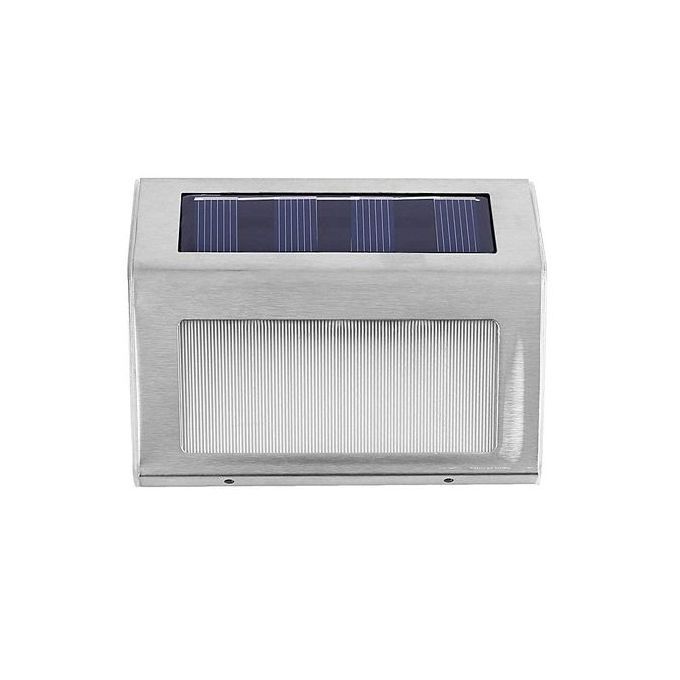 Toye Waterproof Stainless Steel Solar 3 LED Wall Fence Floor Stairs Corner Light