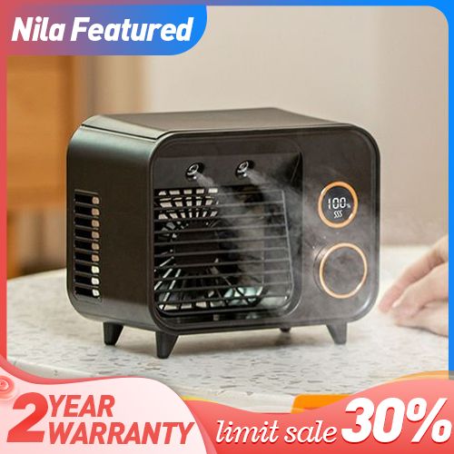 Desktop Spray Water-Cooled Air Cooler Black