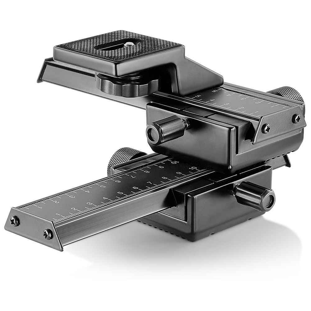 Pro 4-Way Macro Focusing Focus Rail Slider/Close-Up Shooting For Canon Nikon, Sony