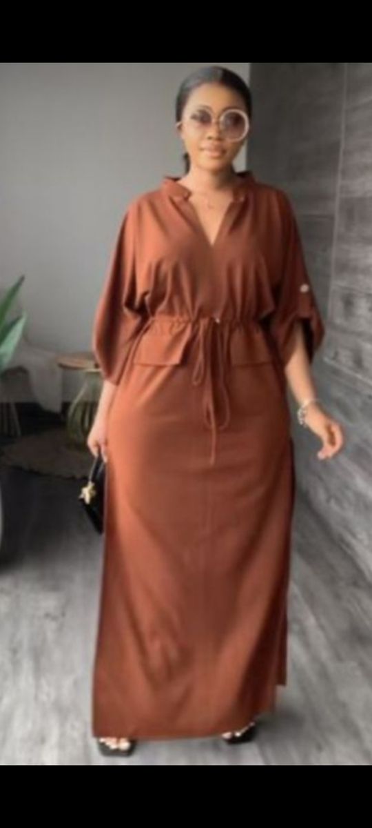 Brown Stylish Gown