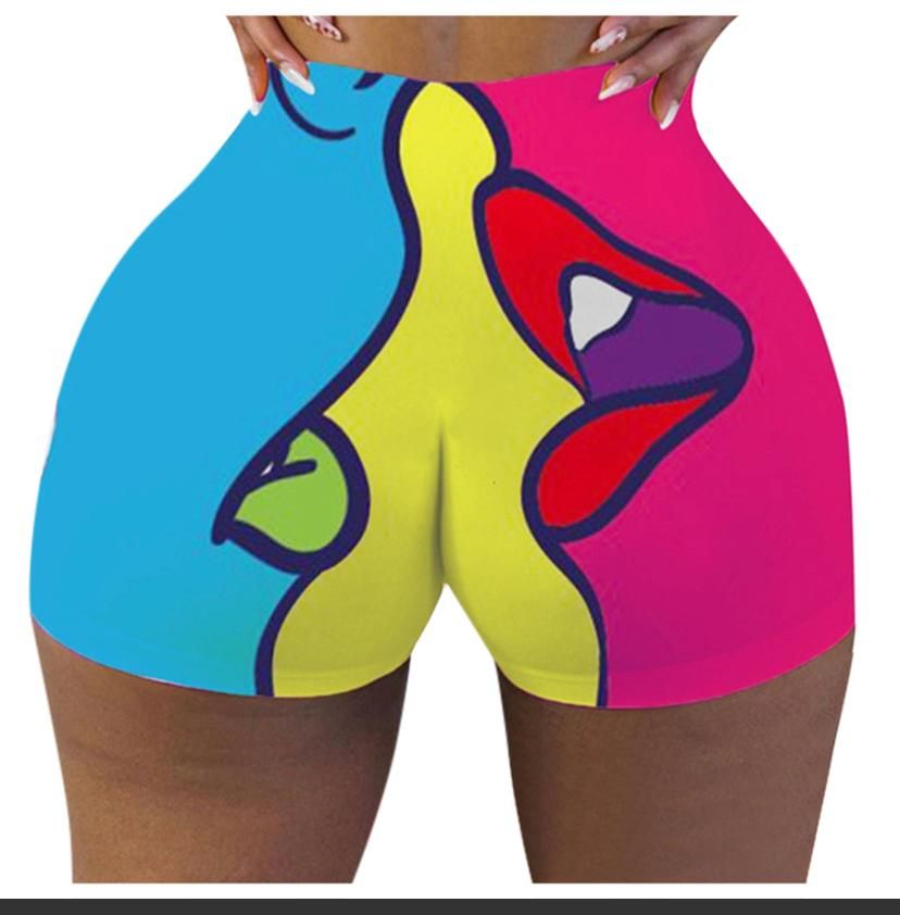 Women Tights Yoga Shorts High Waist