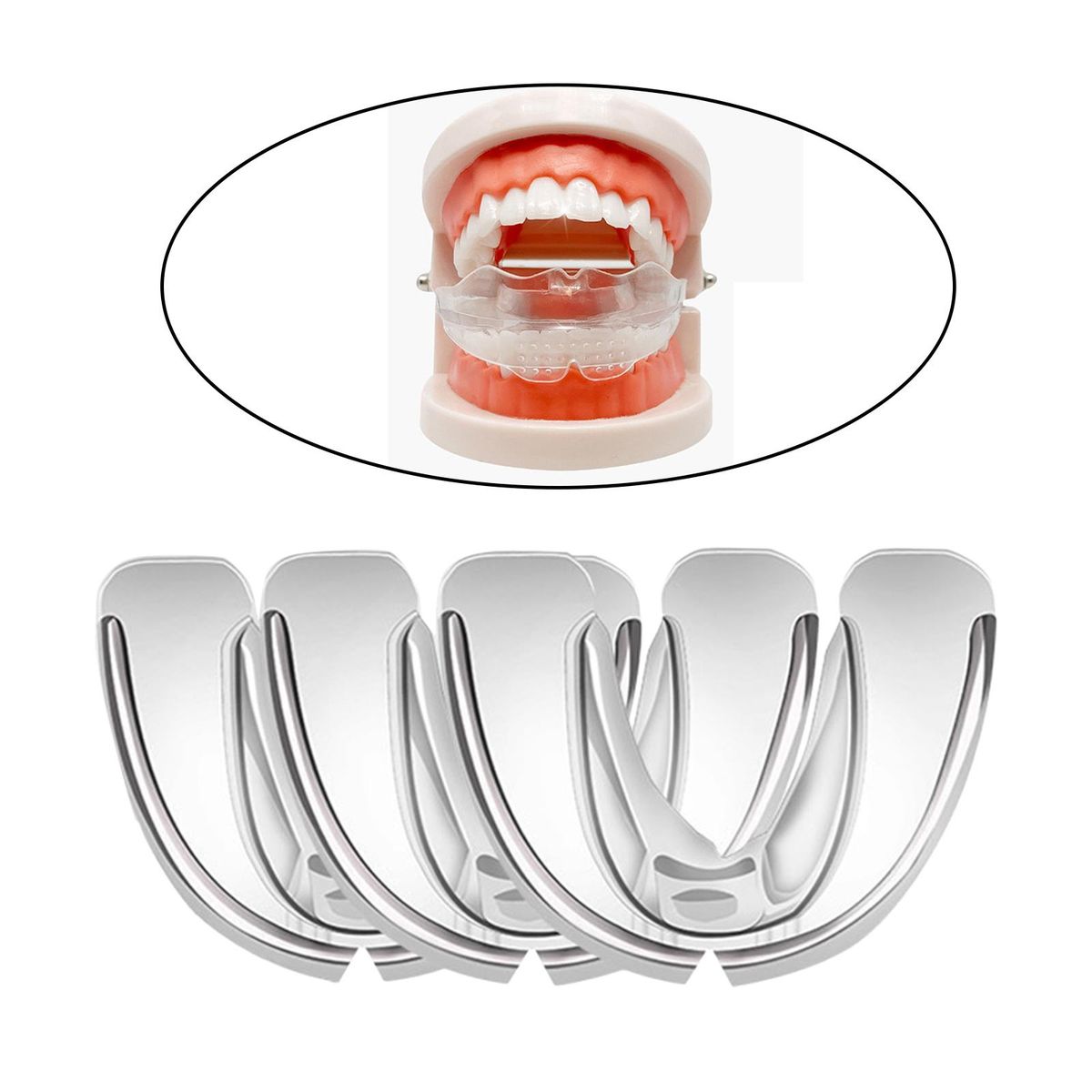 3-In-1 Hard And Soft Teeth Retainer Tooth Aligners Trays Orthodontic