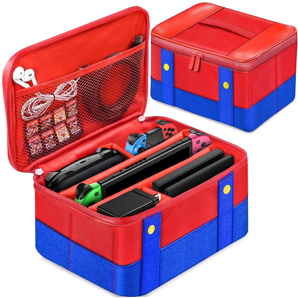 Large Carrying Protective Case For Nintendo Switch OLED Console Pro Controller Travel Storage Bag Case For Switch Accessories