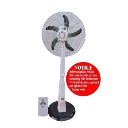 18-Inch Rechargeable Standing Fan With Remote Control